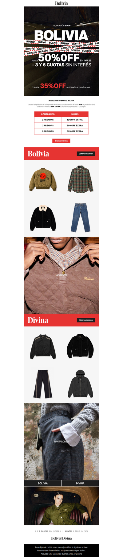 Bueno bonito barato 🔥 - Hasta 35% OFF sumando más productos ❄️ - BOLIVIA DIVINA