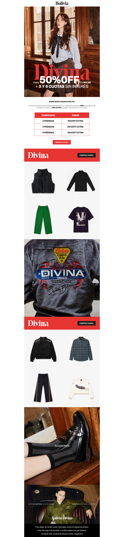 Divina hasta 50% OFF 🔥 - Hasta 35% OFF sumando más productos ❄️ - BOLIVIA DIVINA