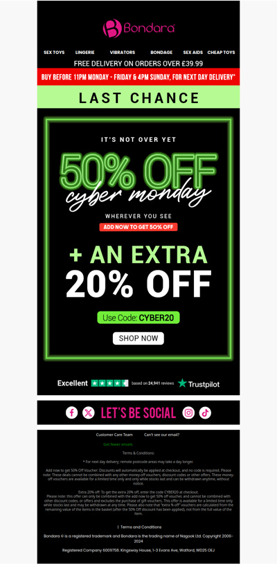 ❗Extra 20% Off Extended❗