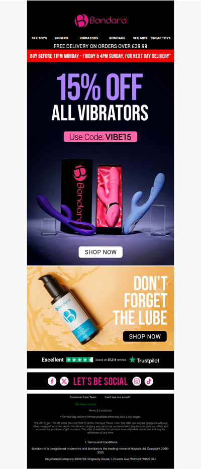 Hurry! Ending Soon | 15% off vibrators 🚨