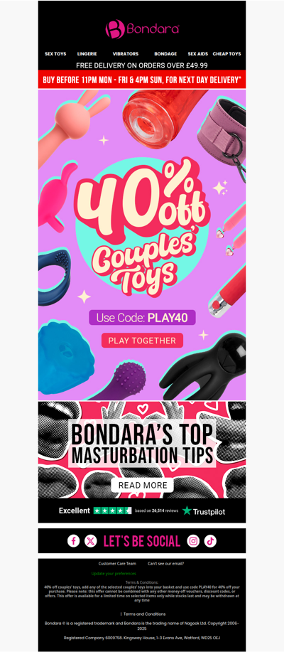 Couples’ Savings Await… 40% Off Inside 💕