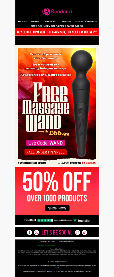 Free Wand Worth £67⚠️ Ends Tonight