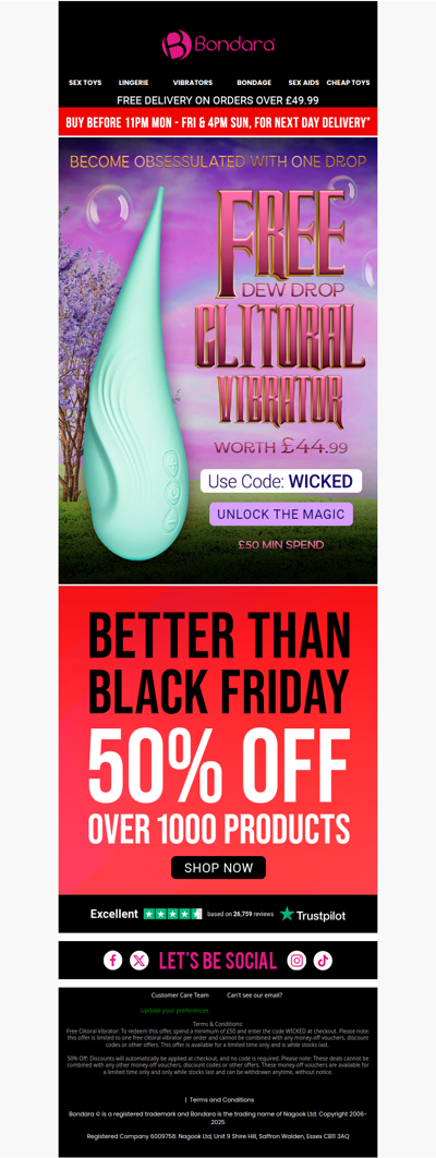 Wicked Free £45 Toy Inside 💌