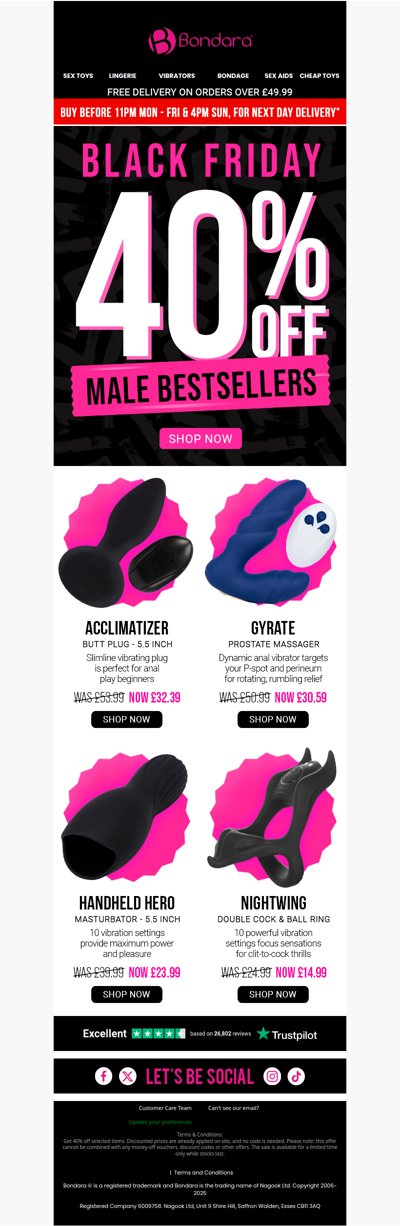 40% Off Top Toys For Him Inside👉