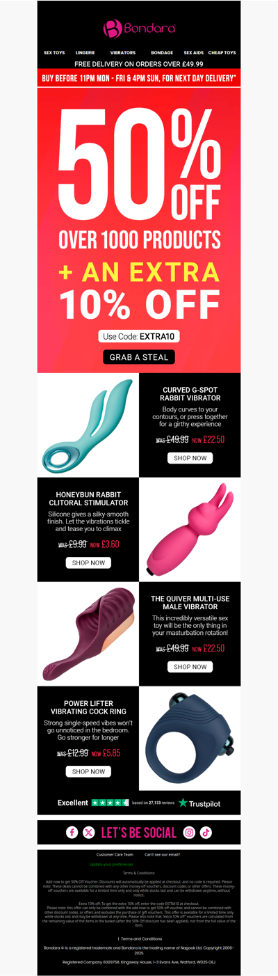 Save BIG 🥳 50% Off + Extra 10% Off Inside