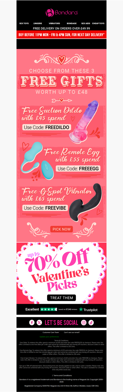 Last Chance⚠️3 Free Gifts Worth Up To £48