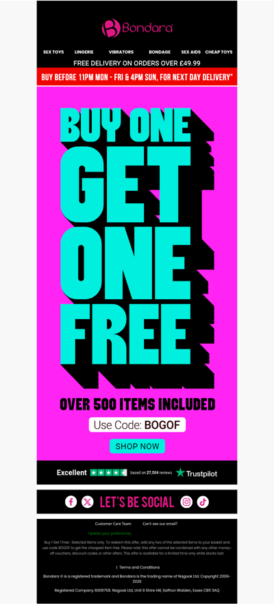 ‼️Buy One Get One Free - Has Landed ‼️