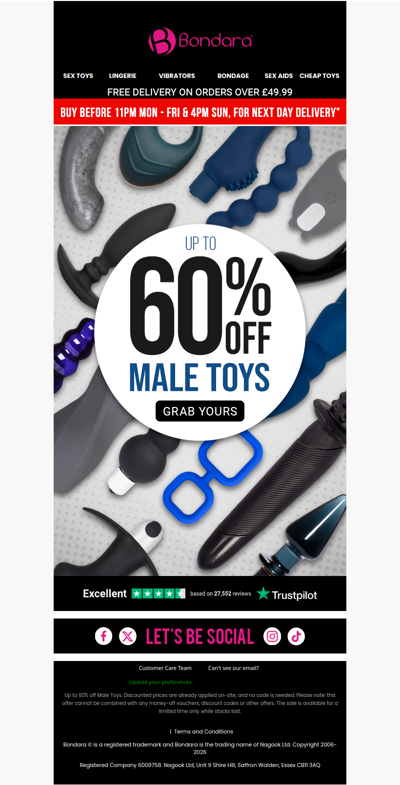 Price Drop🚨Up To 60% Off Male Toys Inside