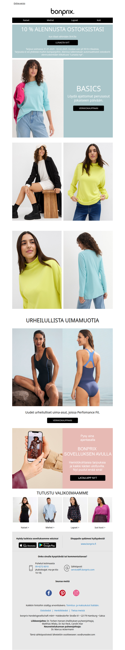 Yllätys! 10 % ALENNUSTA OSTOKSISTASI!💗