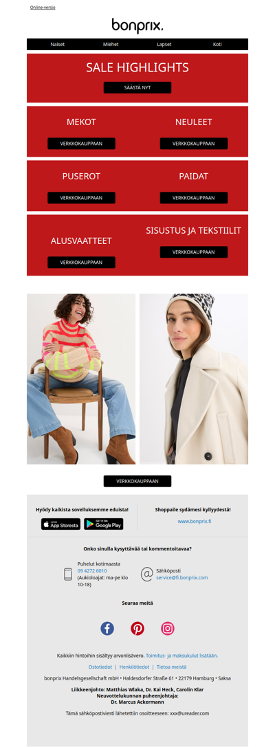 Katso kaikki ALE-suosikit ♡