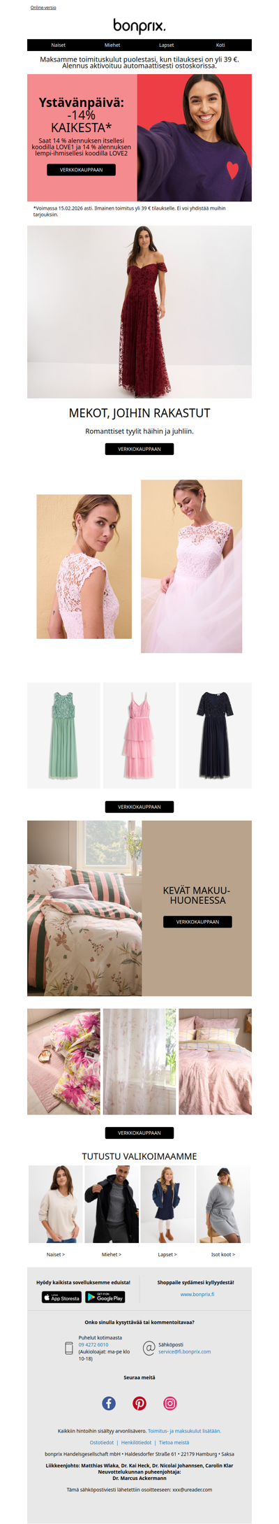 14 % alennus sinulle ja ystävällesi