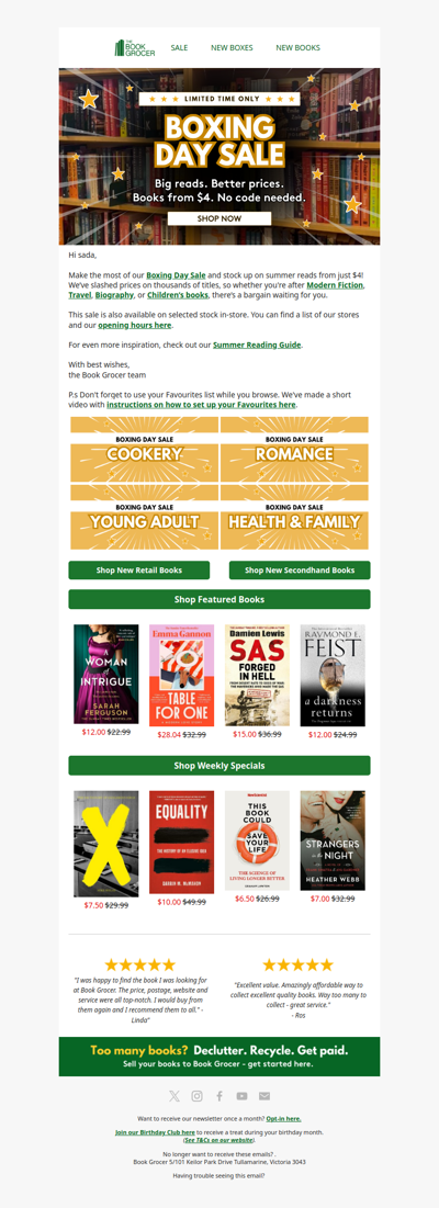 Summer reads from $4😎📚