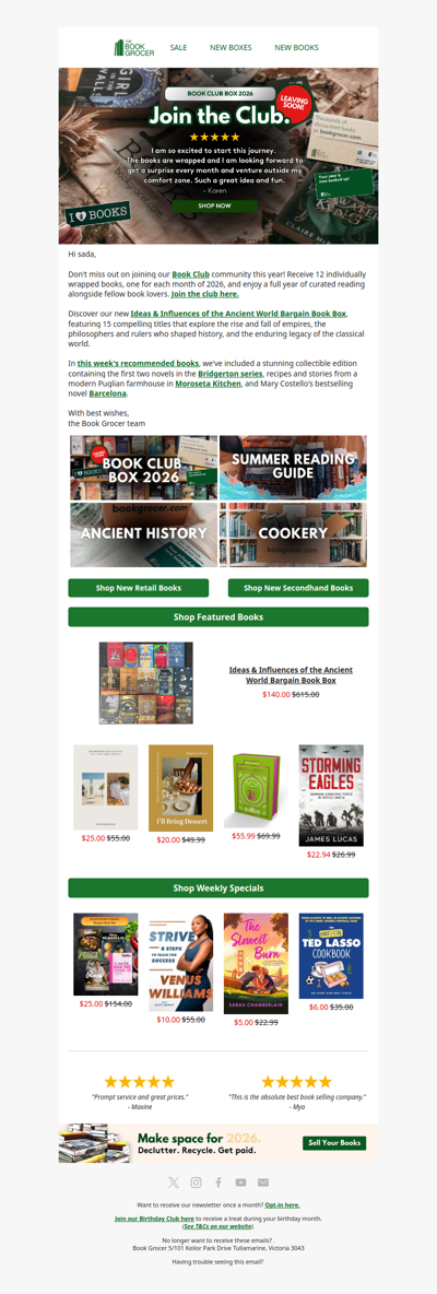 Book Club Box - leaving soon❗📚