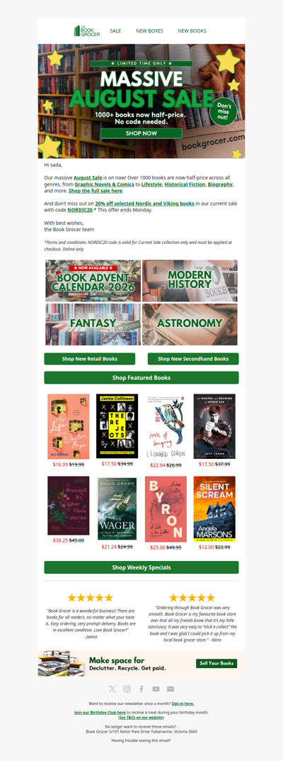 Massive book sale on now❗📖