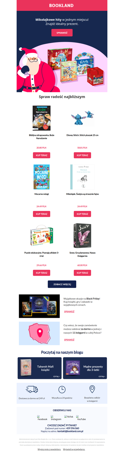 Gotowe prezenty na Mikołajki🎅🏻