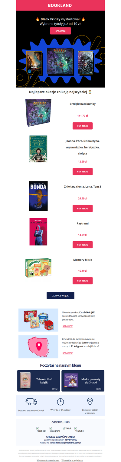 BLACK FRIDAY - już od 10 zł! 😎