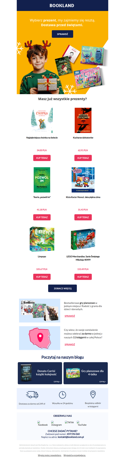 Dostawa przed świętami! ⭐️