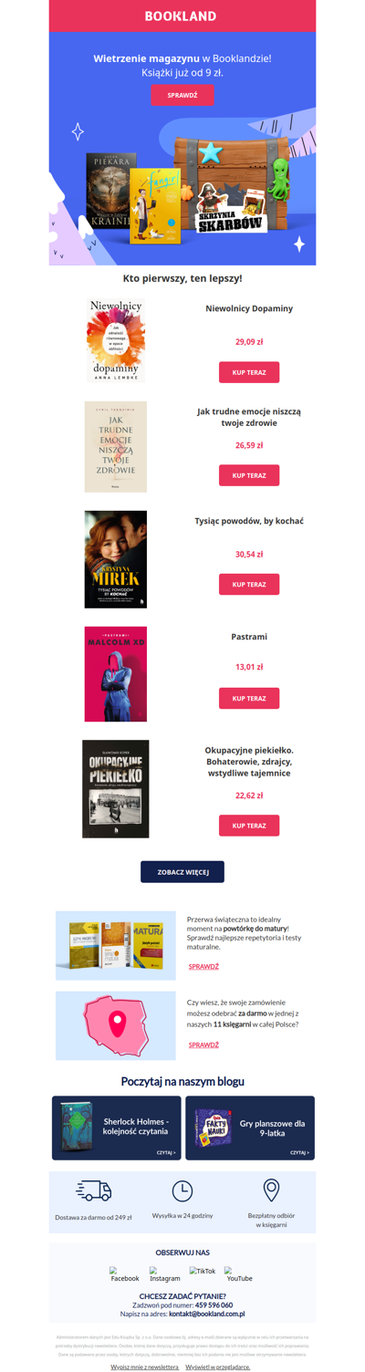 Książki od 9 zł! 😮