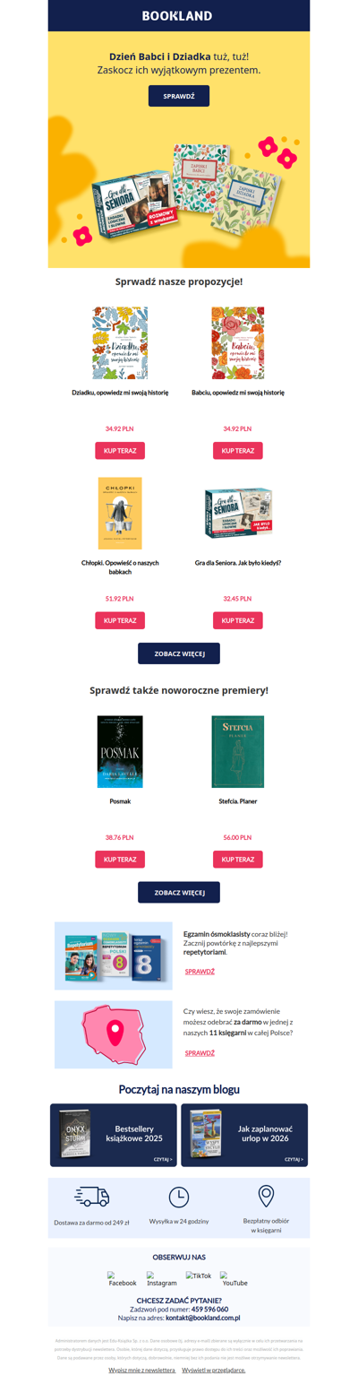 Babcia i Dziadek będą zachwyceni! 🎁