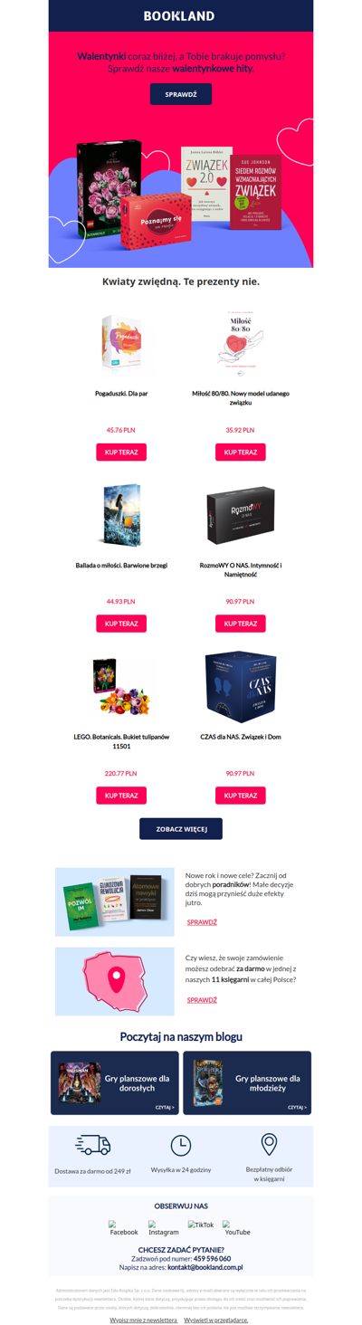 Prezenty walentynkowe - ostatni dzwonek ⏰