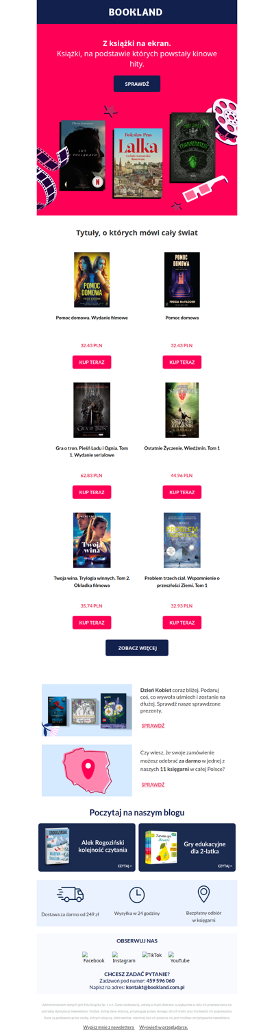 Książki, które podbiły kina 🍿