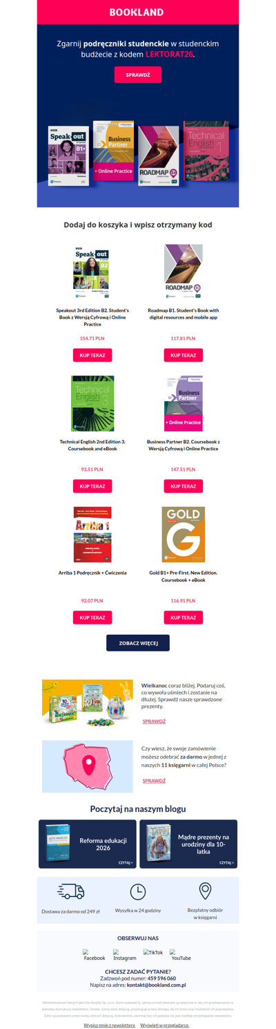 KOD rabatowy dla studentów🧑🏻‍🎓