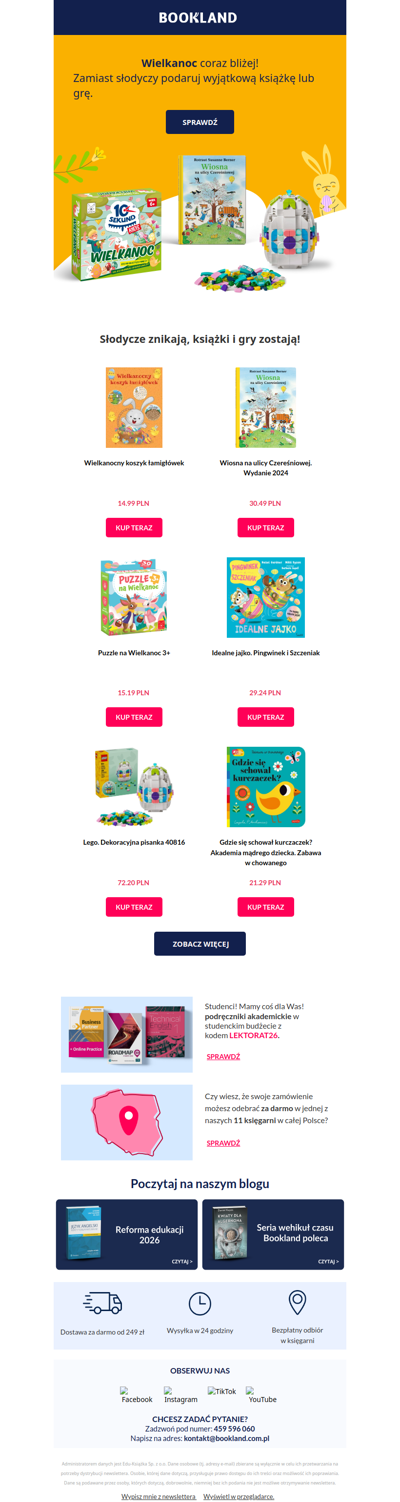 Sprawdzone prezenty na Wielkanoc 🐣