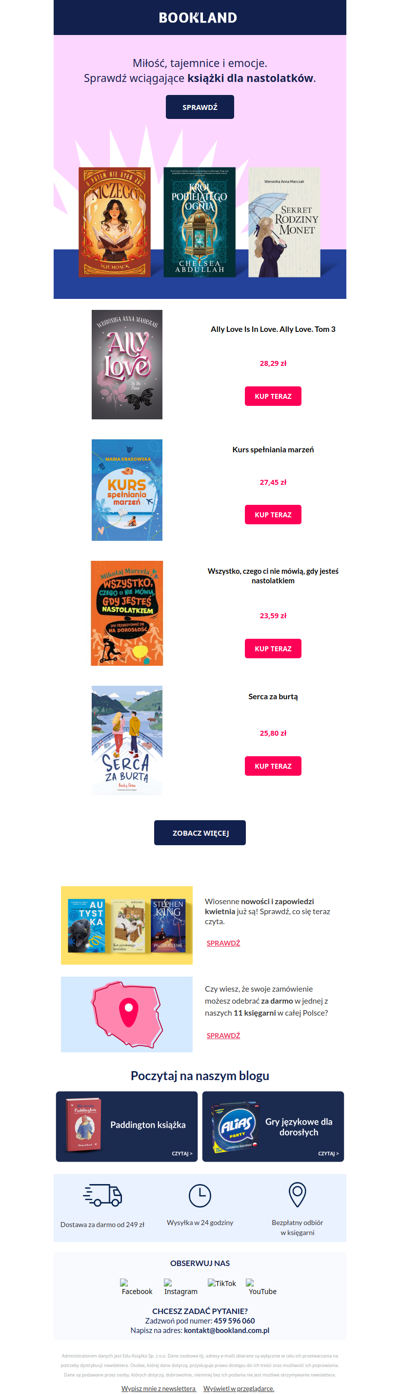 Wciągające książki dla nastolatków