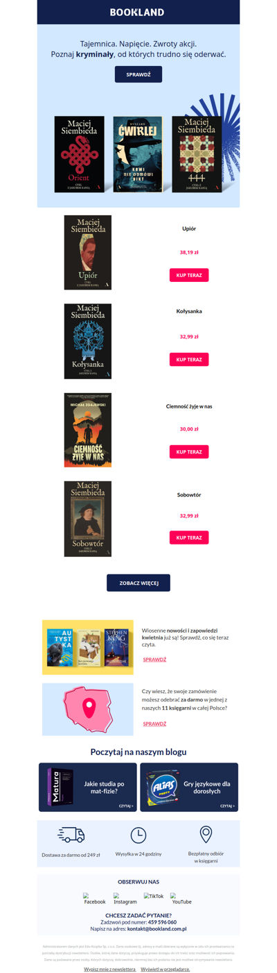 Czas na dobry kryminał! 🔍