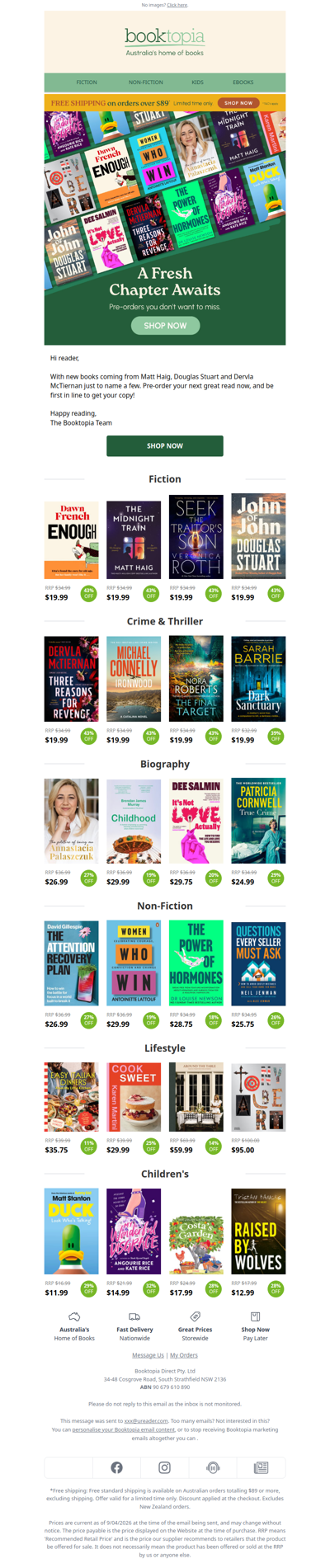 📖 A fresh chapter awaits: Pre-orders you won't want to miss.