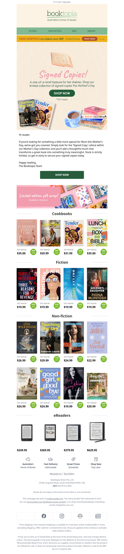 Treat Mum to a signed copy 📝