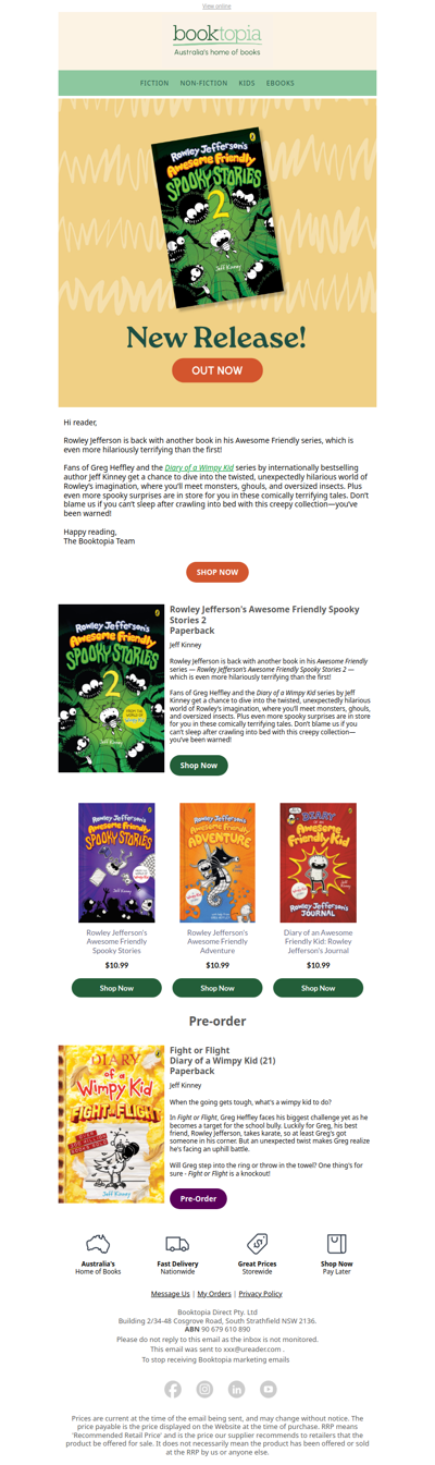 Internationally bestselling author Jeff Kinney is back!