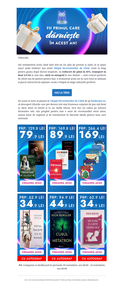 Târgul Devoratorilor de Cărți continuă pe bookzone.ro!