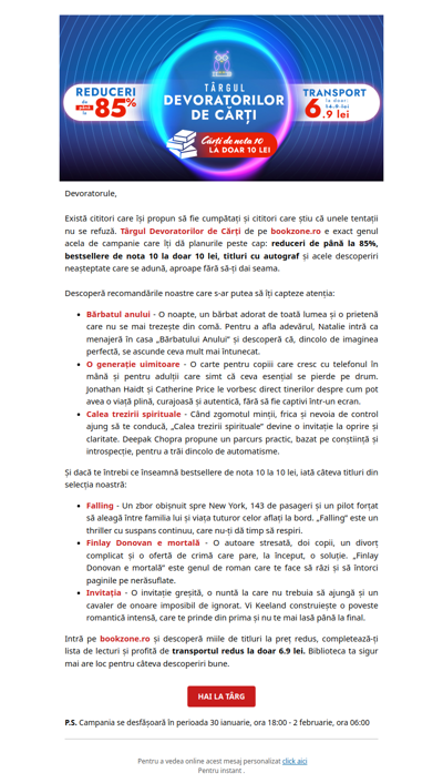 Nu rata reducerile de până la -85% și cărțile cu autograf, pe bookzone.ro