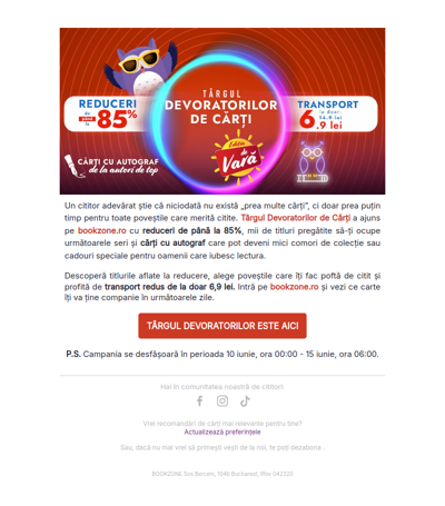A început Târgul Devoratorilor de Cărți!