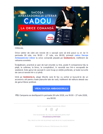 Sacoșa verii vine cu următoarea ta comandă