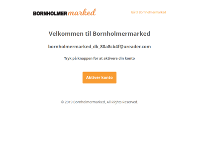 Verificer din konto hos Bornholmermarked