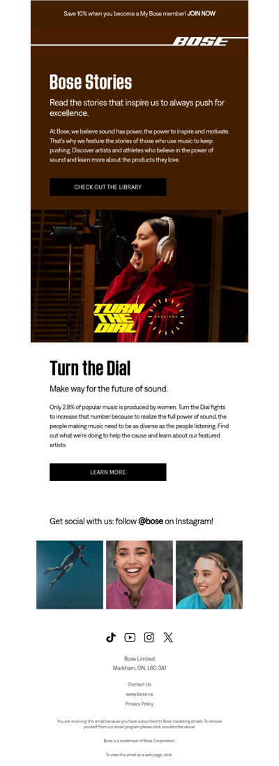 Find the Bose tech that's right for you.