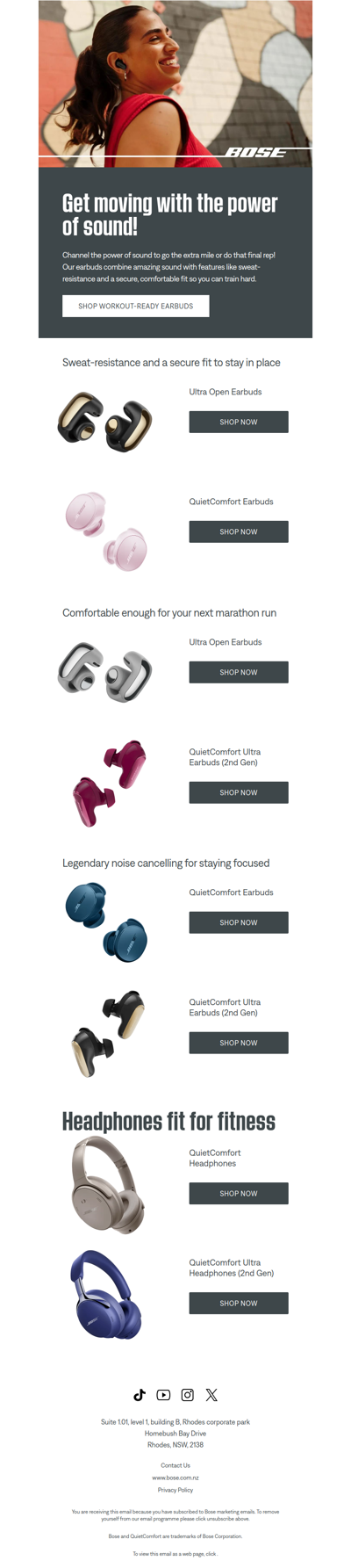 Fuel your next workout with the power of sound!