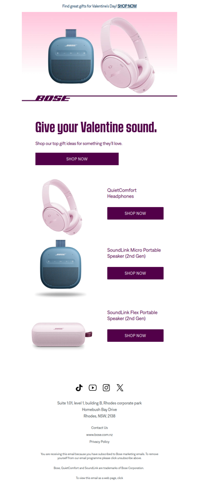 Discover great-sounding Valentine’s Day gifts!