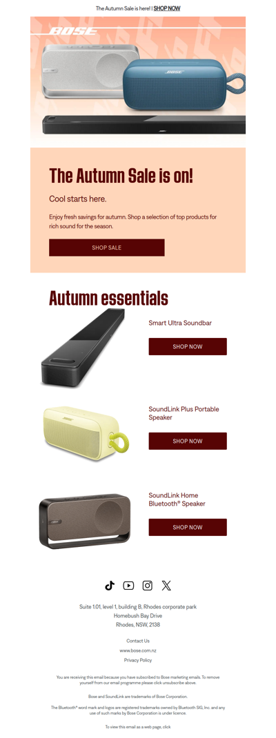The Autumn Sale is on!