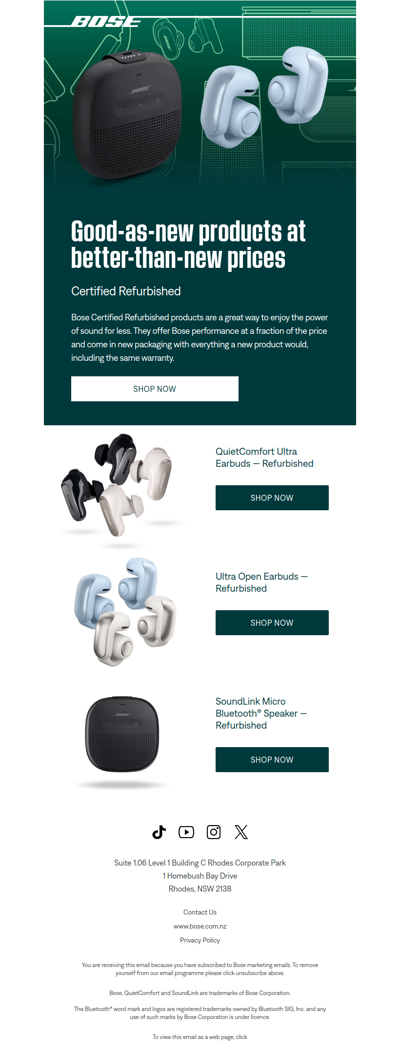 Get amazing Bose sound for less!