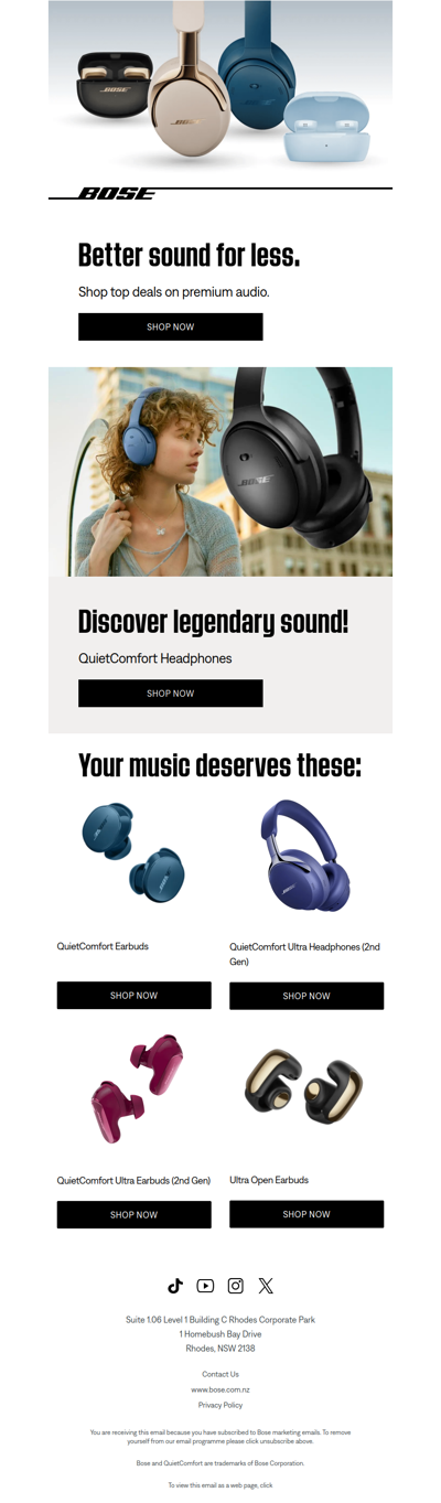 Save on premium audio!