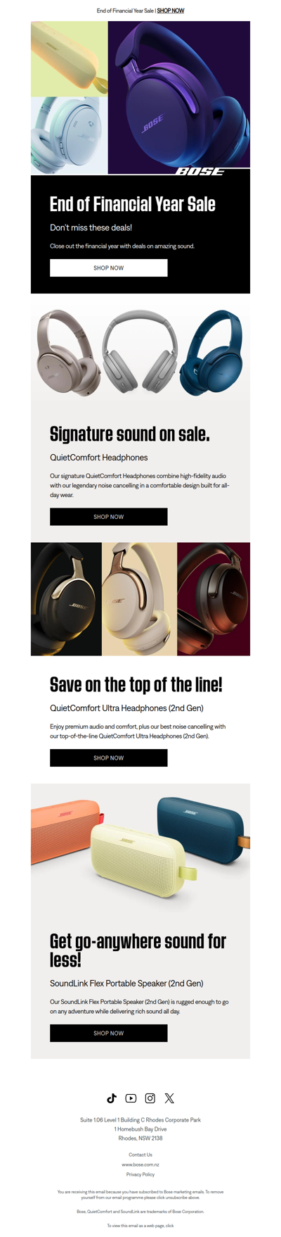 The End of Financial Year Sale is on!