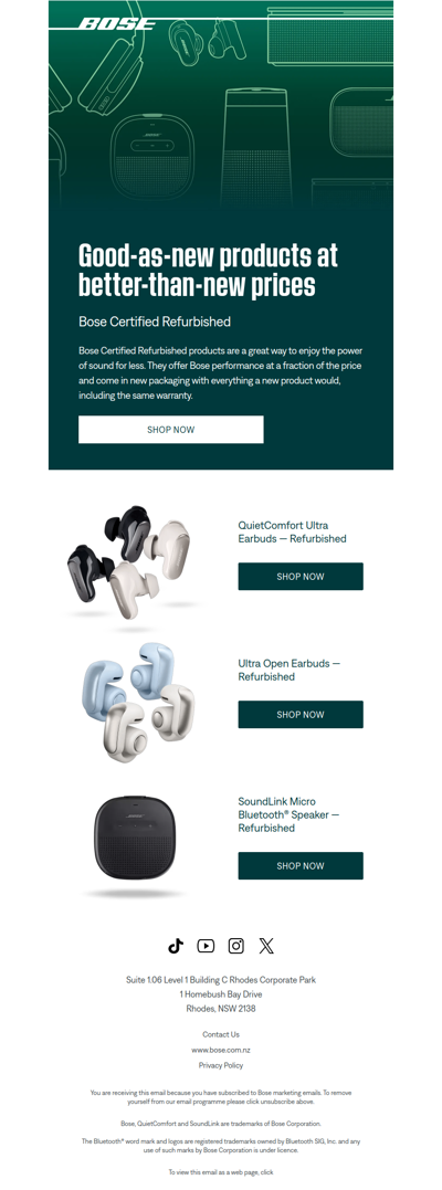 Get amazing Bose sound for less!