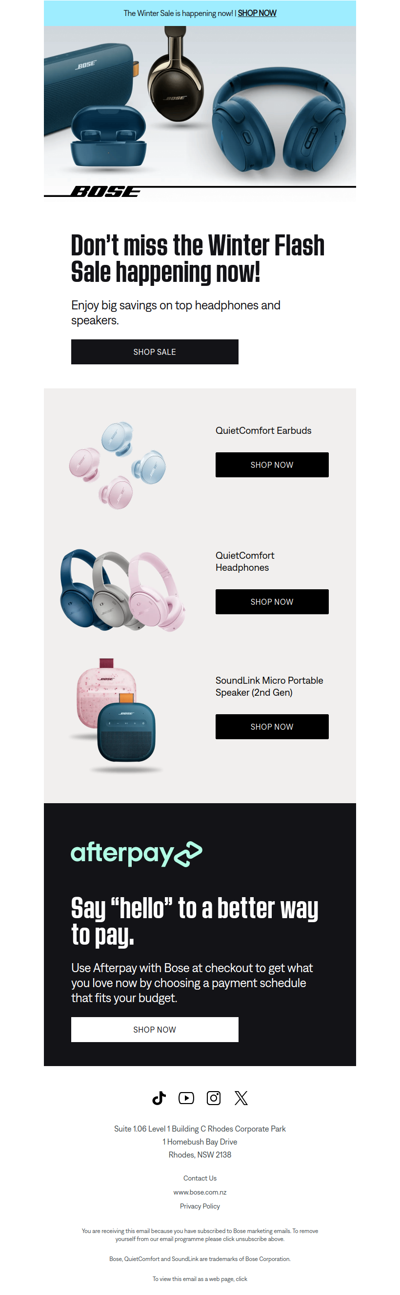 The Winter Flash Sale is on!