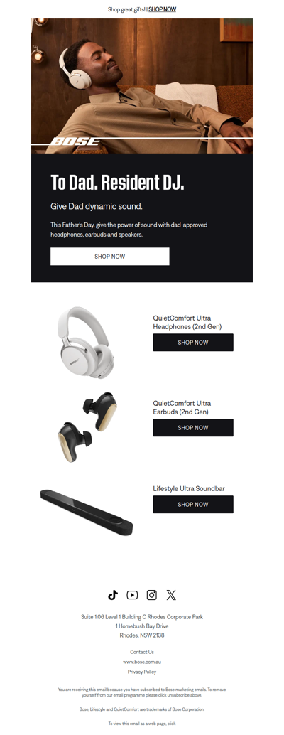 Discover great gifts for Father’s Day.
