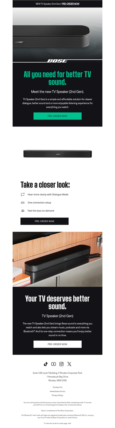 The simple solution for better TV sound is here!