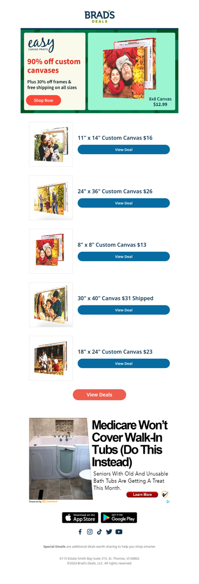 Canvas Prints from $13 + 30% Off All Frames!