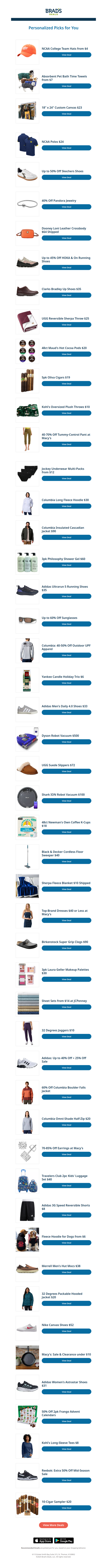 Wednesday's Top Personalized Deals For You